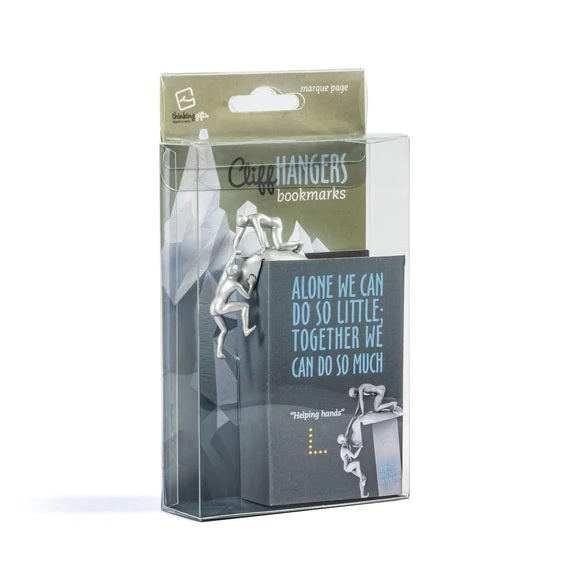 Thinking Gifts Cliffhanger Bookmark | Helping | Packaging | Unique Gift Ideas for Her | for Mom | for Women | for Females | for Wife | for Sister | for Girlfriend | for Grandma | for Friends | for Birthday | Gifting Made Simple | Unique Gift Ideas for Him | for Dad | for Men | for Males | for Husband | for Brother | for Boyfriend | for Grandad