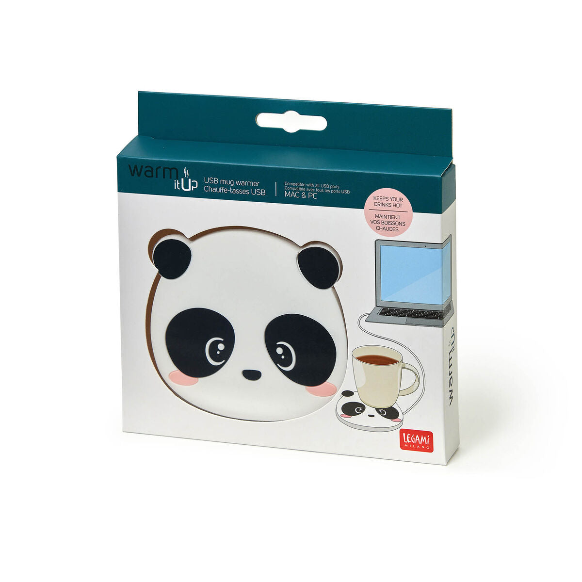 Legami Mug Warmer | Panda Box | Unique Gift Ideas for Her | for Mom | for Women | for Females | for Wife | for Sister | for Girlfriend | for Grandma | for Friends | for Birthday | Gifting Made Simple | Unique Gift Ideas for Him | for Dad | for Men | for Males | for Husband | for Brother | for Boyfriend | for Grandad