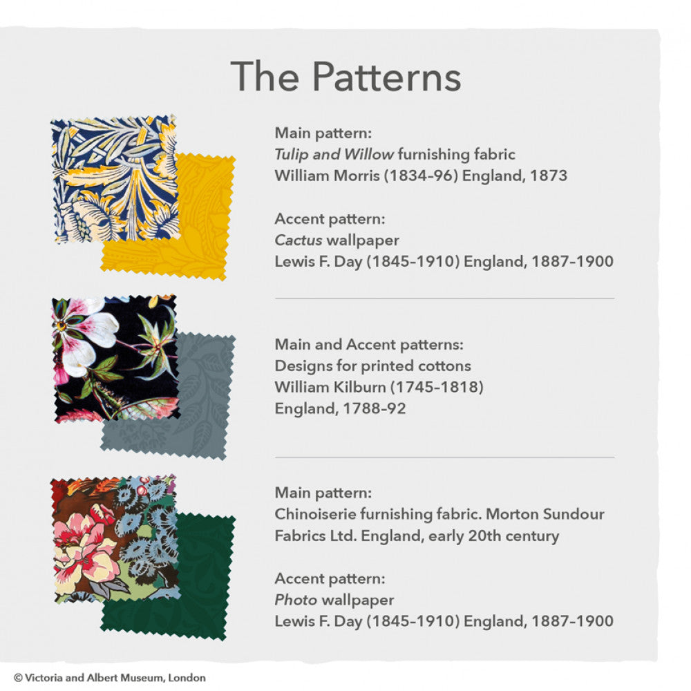 V&A Bookaroo A6 Notebook | Patterns | Unique Gift Ideas for Her | for Mom | for Women | for Females | for Wife | for Sister | for Girlfriend | for Grandma | for Friends | for Birthday | Gifting Made Simple | Unique Gift Ideas for Him | for Dad | for Men | for Males | for Husband | for Brother | for Boyfriend | for Grandad