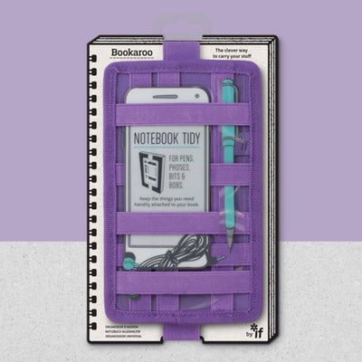IF Bookaroo Notebook Tidy | Purple | Unique Gift Ideas for Her | for Mom | for Women | for Females | for Wife | for Sister | for Girlfriend | for Grandma | for Friends | for Birthday | Gifting Made Simple