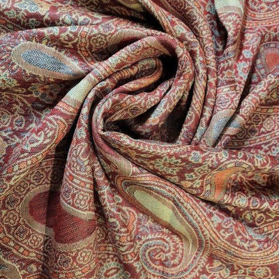 Exquisite Pashminas | Red Paisley | Unique Gift Ideas for Her | for Mom | for Women | for Females | for Wife | for Sister | for Girlfriend | for Grandma | for Friends | for Birthday | Gifting Made Simple