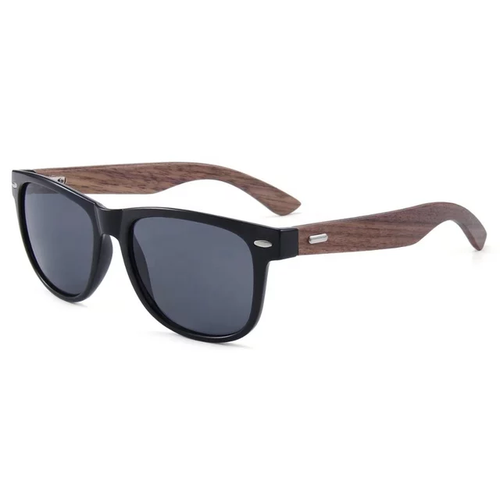 Ralferty Wood Sunglasses | Retro Black | Cover | Gift Ideas For Him | For Men | For Boyfriend | For Dad | For Husband