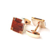 Cufflinks South Africa | Classic | Wood Rose Gold | Unique Gift Ideas for Him | for Dad | for Men | for Males | for Husband | for Brother | for Boyfriend | for Grandad | for Friends | for Birthday | Gifting Made Simple