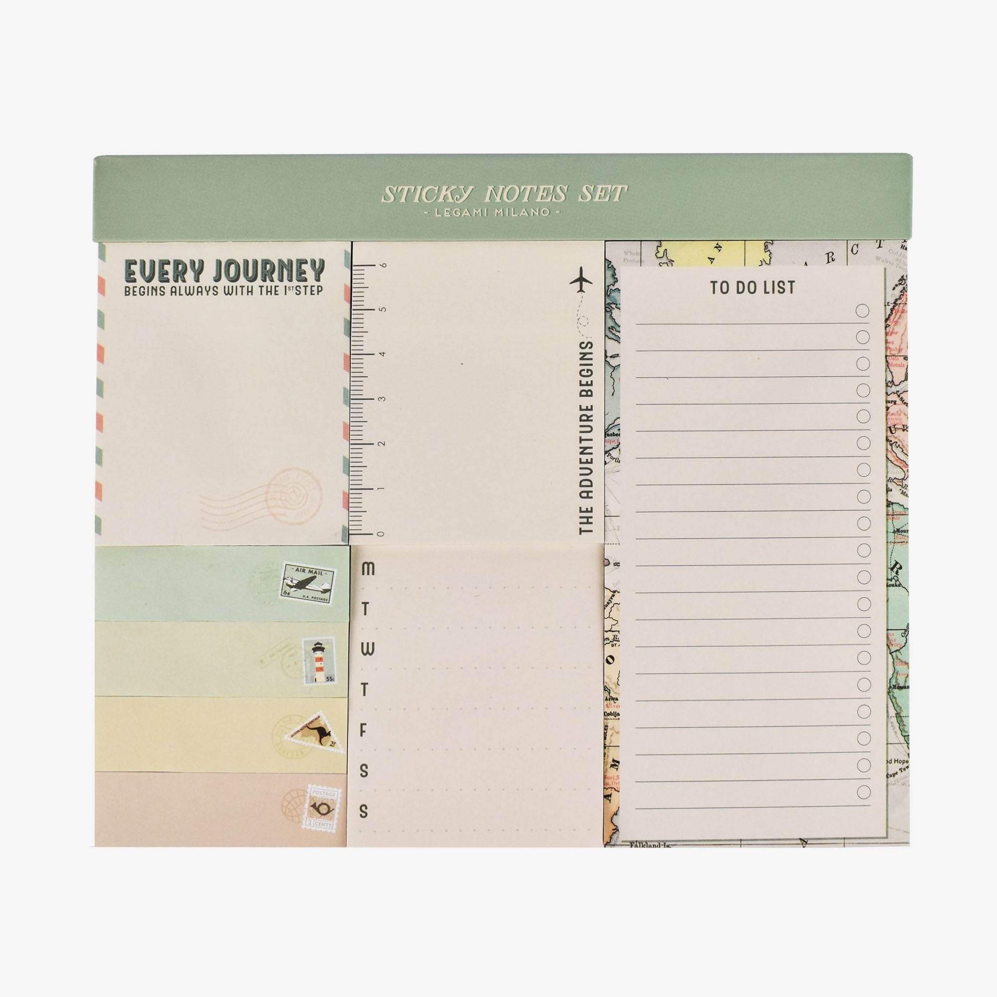Sticky Notes Map Sticky Note Set - Maps - Gifting Made Simple