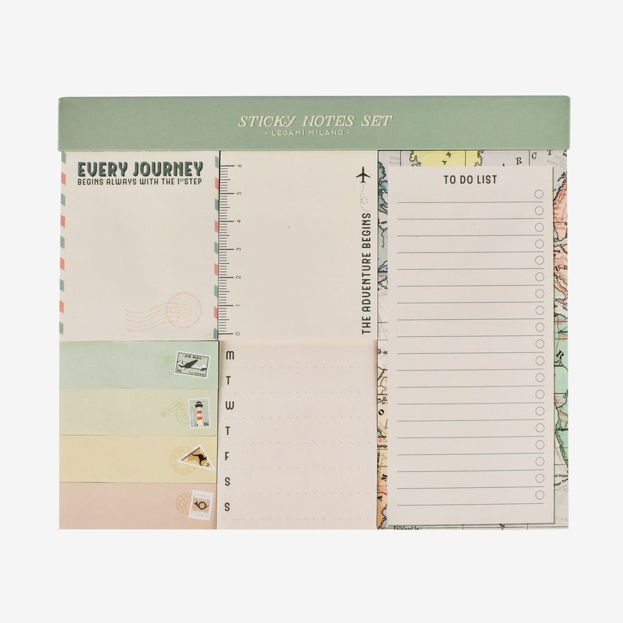 Sticky Note Set - Maps
