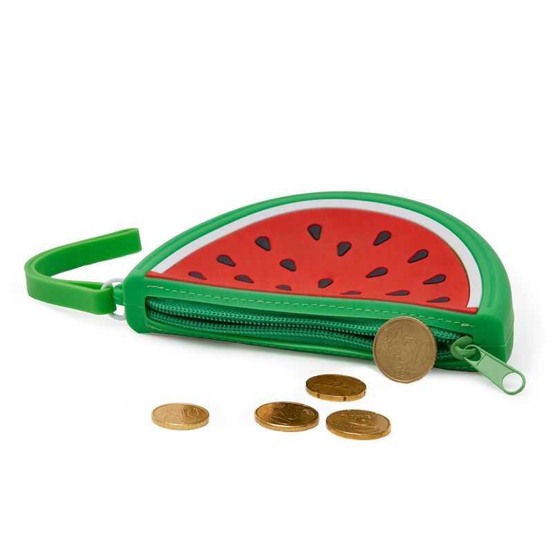 Legami Silicone Coin Purse Watermelon | Side | Unique Gift Ideas for Her | for Mom | for Women | for Females | for Wife | for Sister | for Girlfriend | for Grandma | for Friends | for Birthday | Gifting Made Simple | Unique Gift Ideas for Him | for Dad | for Men | for Males | for Husband | for Brother | for Boyfriend | for Grandad