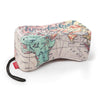 Legami Travel Pillow | Map Design | Unique Gift Ideas for Her | for Mom | for Women | for Females | for Wife | for Sister | for Girlfriend | for Grandma | for Friends | for Birthday | Gifting Made Simple
