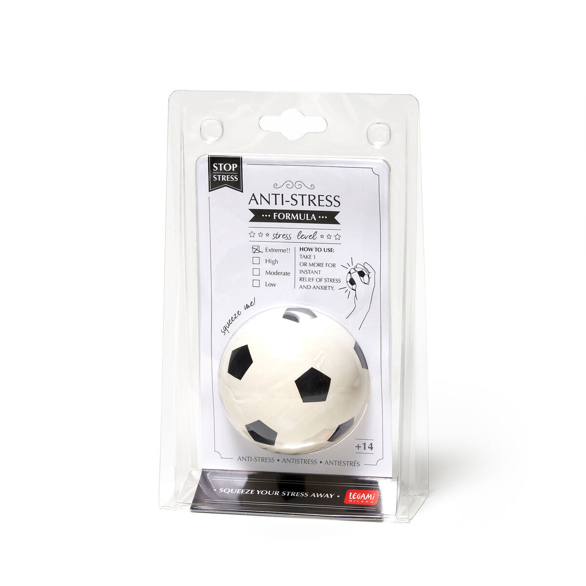 Legami Anti Stress Ball | Soccer Package | Unique Gift Ideas for Her | for Mom | for Women | for Females | for Wife | for Sister | for Girlfriend | for Grandma | for Friends | for Birthday | Gifting Made Simple | Unique Gift Ideas for Him | for Dad | for Men | for Males | for Husband | for Brother | for Boyfriend | for Grandad