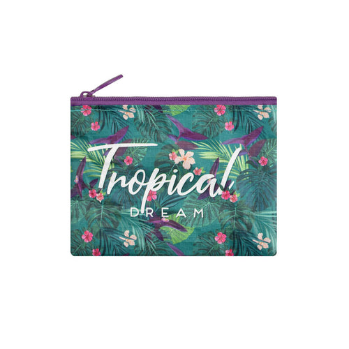 Legami Coin Purse | Tropical Dream | Unique Gift Ideas for Her | for Mom | for Women | for Females | for Wife | for Sister | for Girlfriend | for Grandma | for Friends | for Birthday | Gifting Made Simple