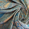 Exquisite Pashminas | Turquoise Gold Paisley | Unique Gift Ideas for Her | for Mom | for Women | for Females | for Wife | for Sister | for Girlfriend | for Grandma | for Friends | for Birthday | Gifting Made Simple
