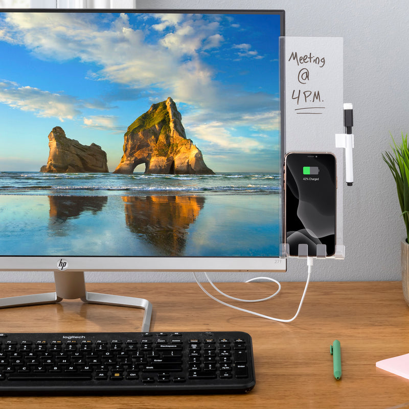 Kikkerland Monitor Memo Board | Cover | Unique Gift Ideas for Her | for Mom | for Women | for Females | for Wife | for Sister | for Girlfriend | for Grandma | for Friends | for Birthday | Gifting Made Simple | Unique Gift Ideas for Him | for Dad | for Men | for Males | for Husband | for Brother | for Boyfriend | for Grandad