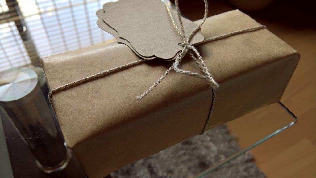 Kraft brown wrap