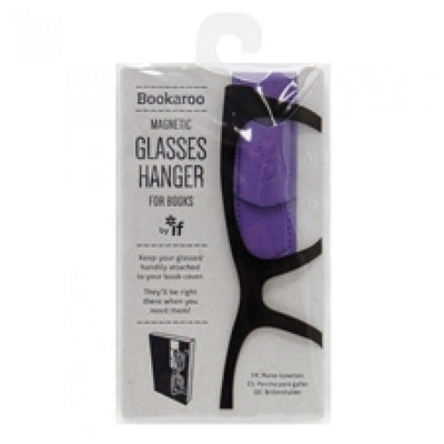 IF Bookaroo Glasses Hanger | Purple | Unique Gift Ideas for Her | for Mom | for Women | for Females | for Wife | for Sister | for Girlfriend | for Grandma | for Friends | for Birthday | Gifting Made Simple