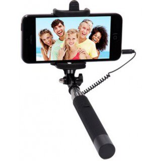 Pocket Click Stick Selfie Stick (Black)