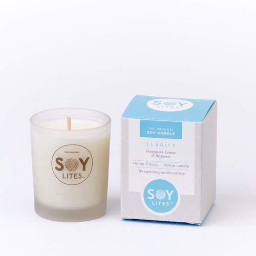 SoyLites Votive 70ml Candle | Clarity | Unique Gift Ideas for Her | for Mom | for Women | for Females | for Wife | for Sister | for Girlfriend | for Grandma | for Friends | for Birthday | Gifting Made Simple