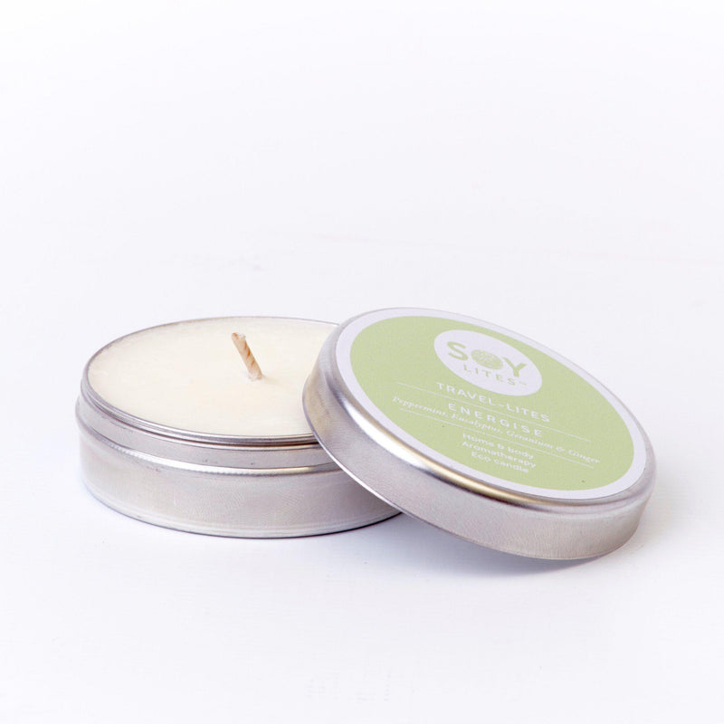 SoyLites Travel Lite Candle | Energise | Unique Gift Ideas for Her | for Mom | for Women | for Females | for Wife | for Sister | for Girlfriend | for Grandma | for Friends | for Birthday | Gifting Made Simple