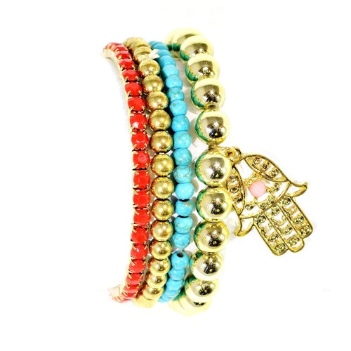 Metallic Mermaid | Bracelet Set Mix | Unique Gift Ideas for Her | for Mom | for Women | for Females | for Wife | for Sister | for Girlfriend | for Grandma | for Friends | for Birthday | Gifting Made Simple