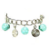metallic mermaid turquoise marble ball bracelet gifts gift ideas gifting made simple
