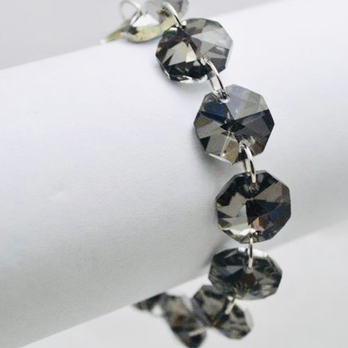 Metallic Mermaid Bracelet | Black Glass | Unique Gift Ideas for Her | for Mom | for Women | for Females | for Wife | for Sister | for Girlfriend | for Grandma | for Friends | for Birthday | Gifting Made Simple