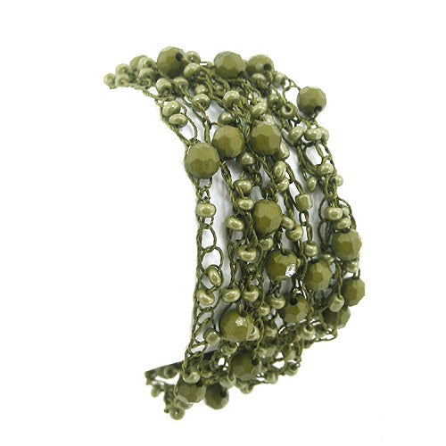 metallic mermaid olive green bracelet gifts gift ideas gifting made simple