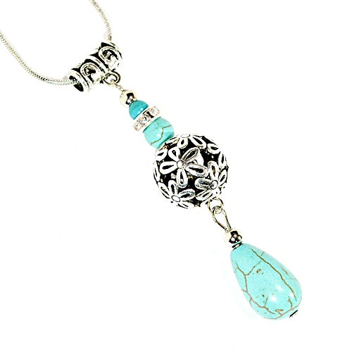 Metallic Mermaid Turquoise Pendant Necklace Gifts Gift Ideas Gifting Made Simple